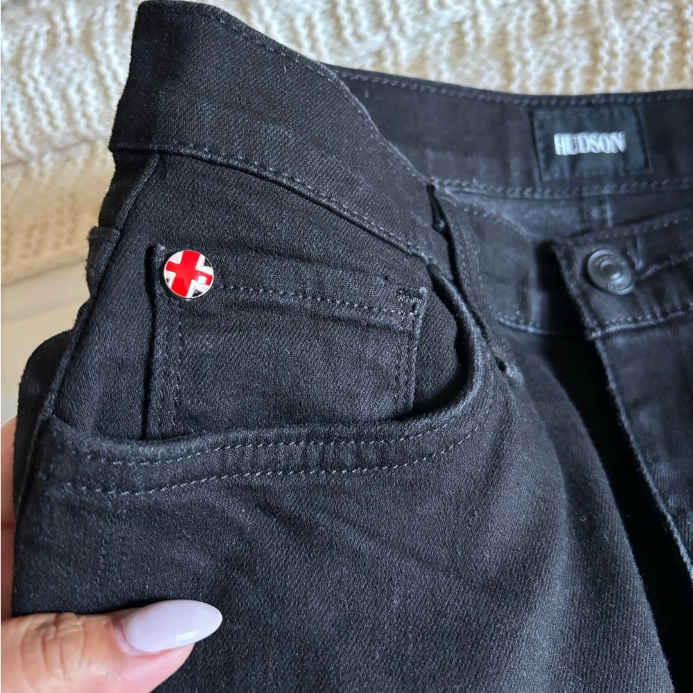 Hudson Noa High Rise Crop Straight Leg Jeans - Picture 6 of 11